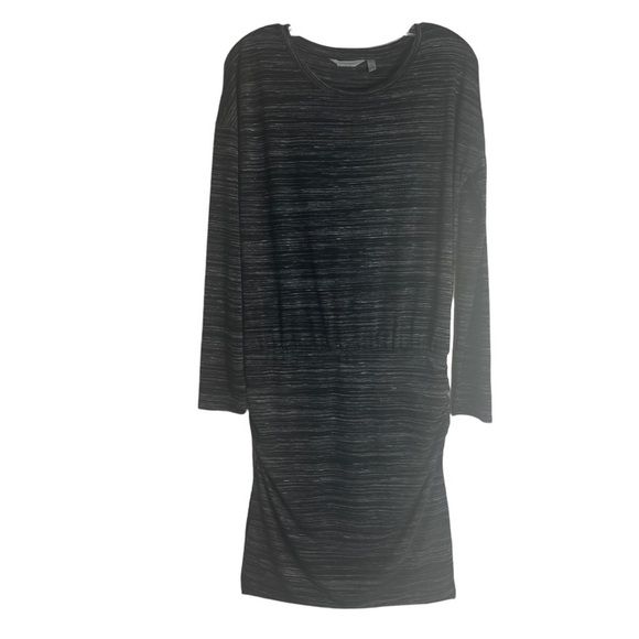 ATHLETA Avenue Ruched Knit Oversized Athleisure Mini Dress Size Small - Picture 1 of 4